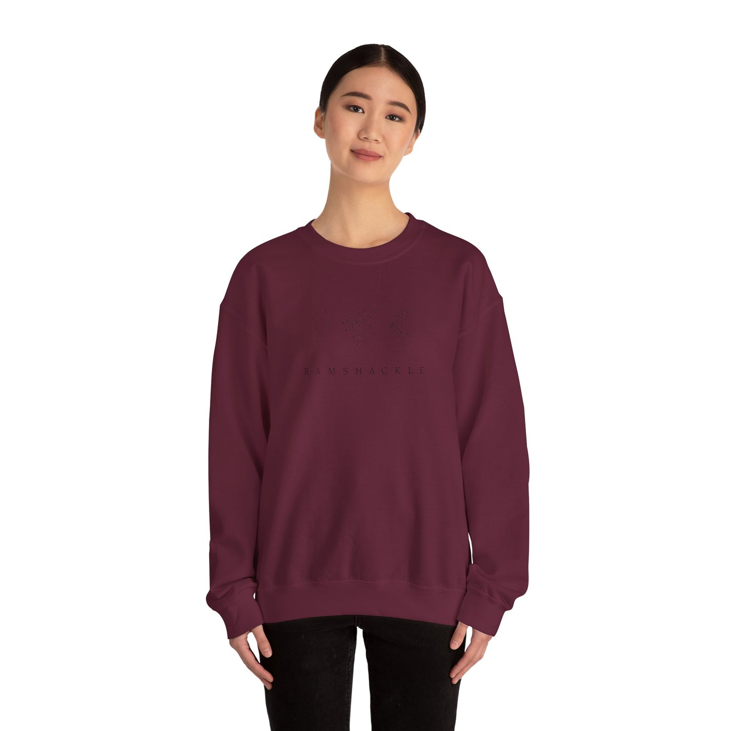 Ramshackle Flower Crewneck Sweatshirt