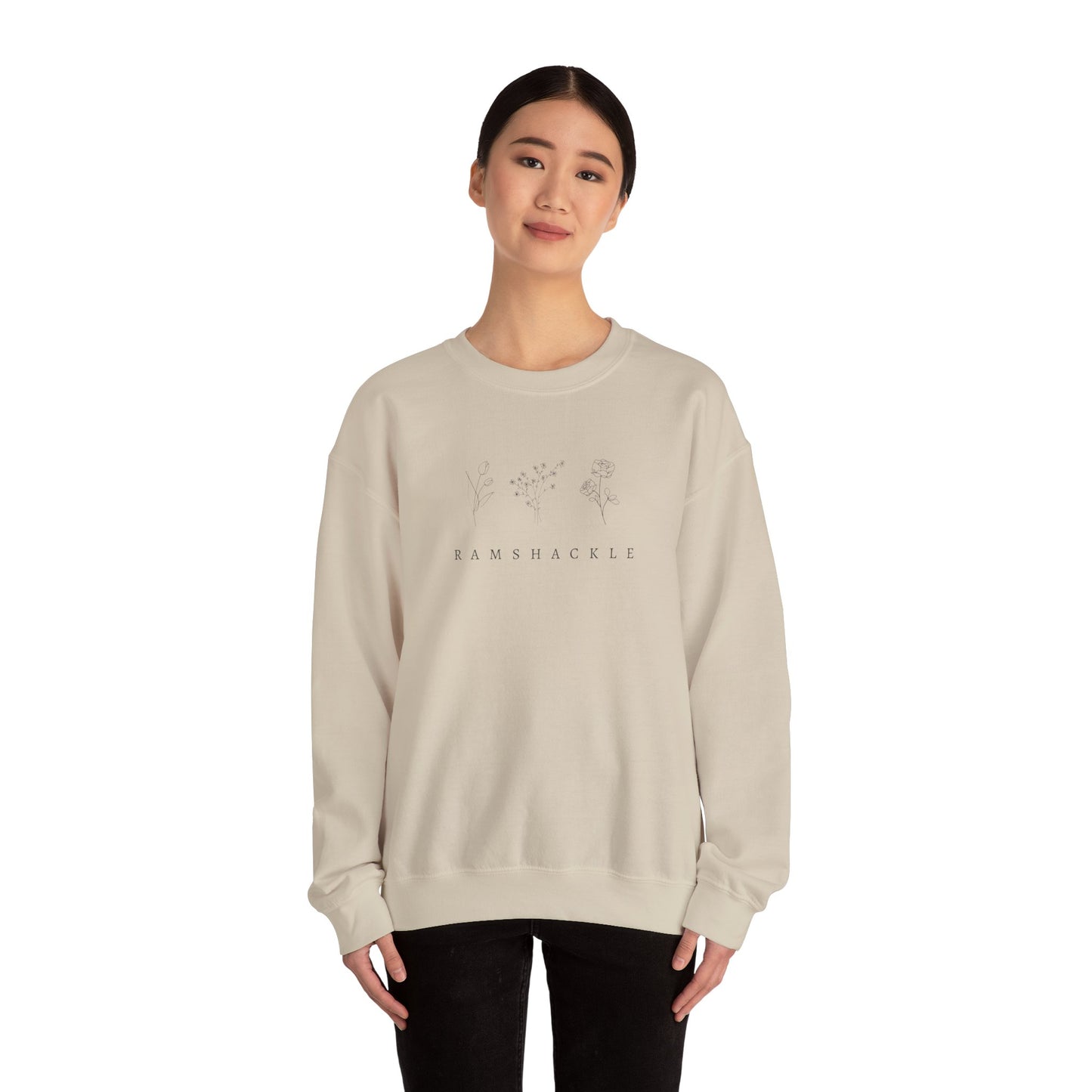 Ramshackle Flower Crewneck Sweatshirt