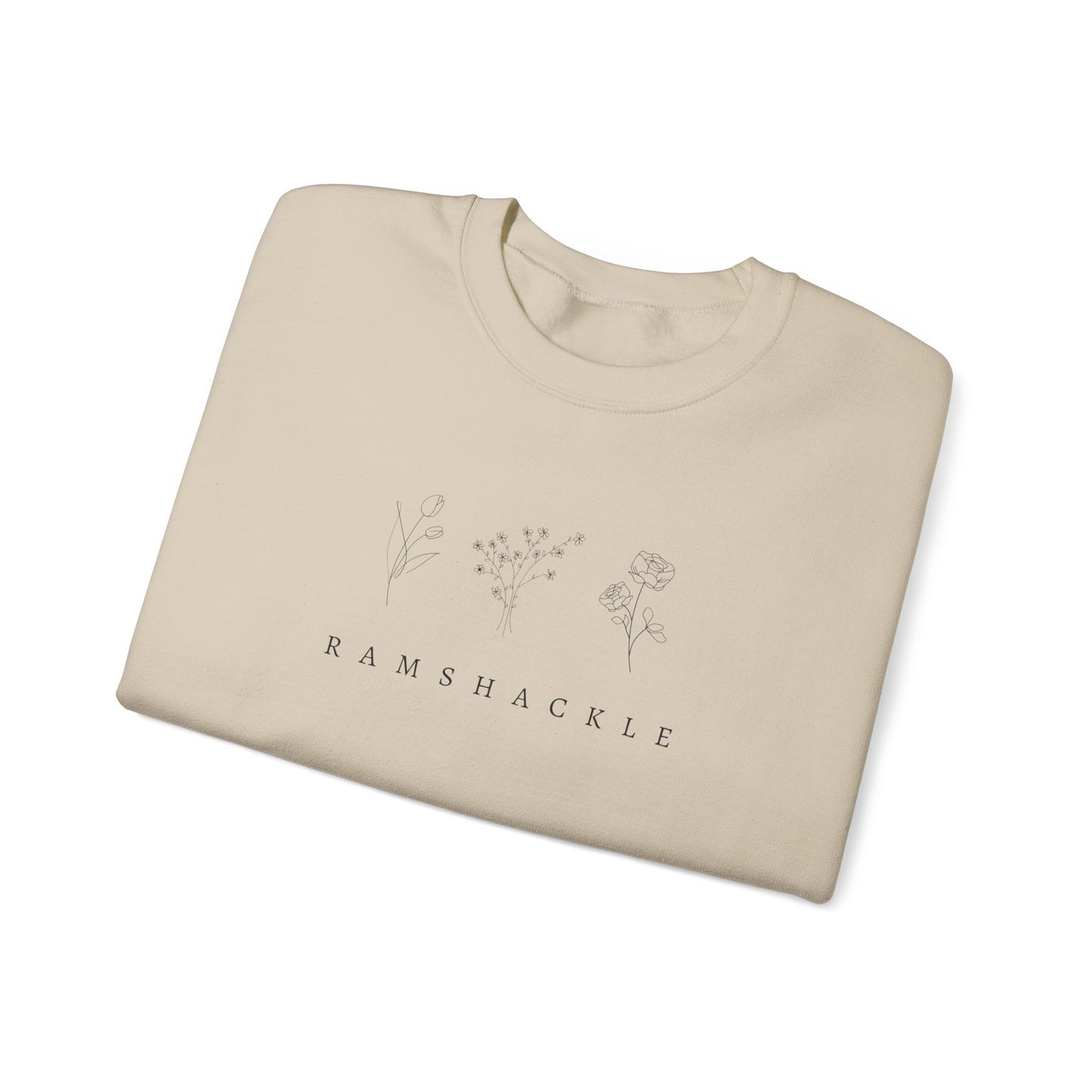 Ramshackle Flower Crewneck Sweatshirt