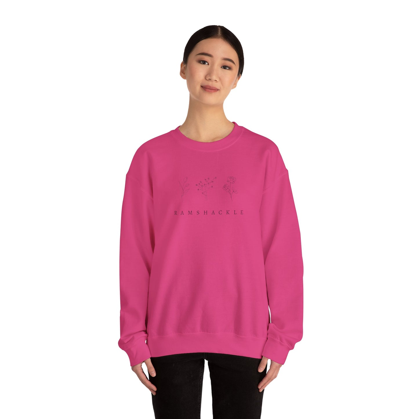 Ramshackle Flower Crewneck Sweatshirt