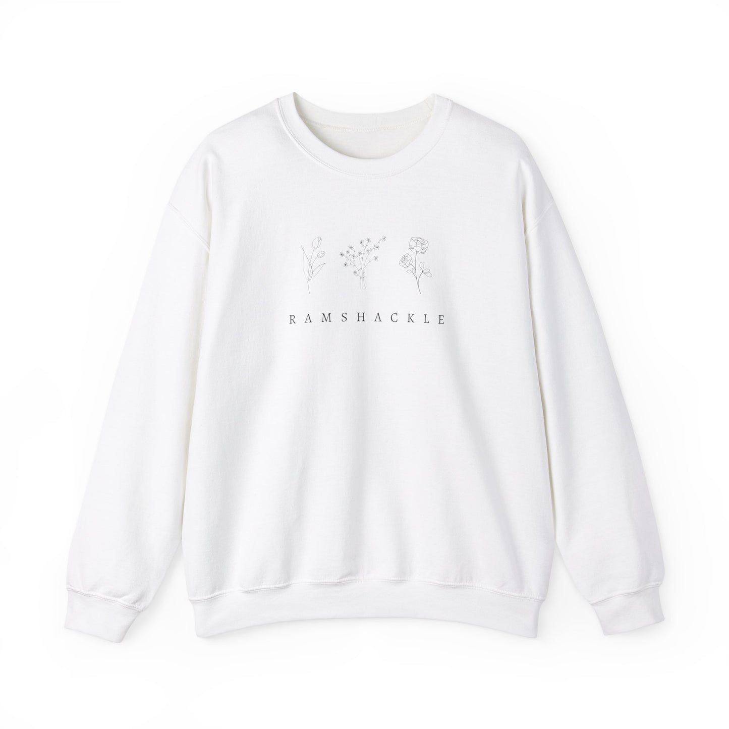 Ramshackle Flower Crewneck Sweatshirt