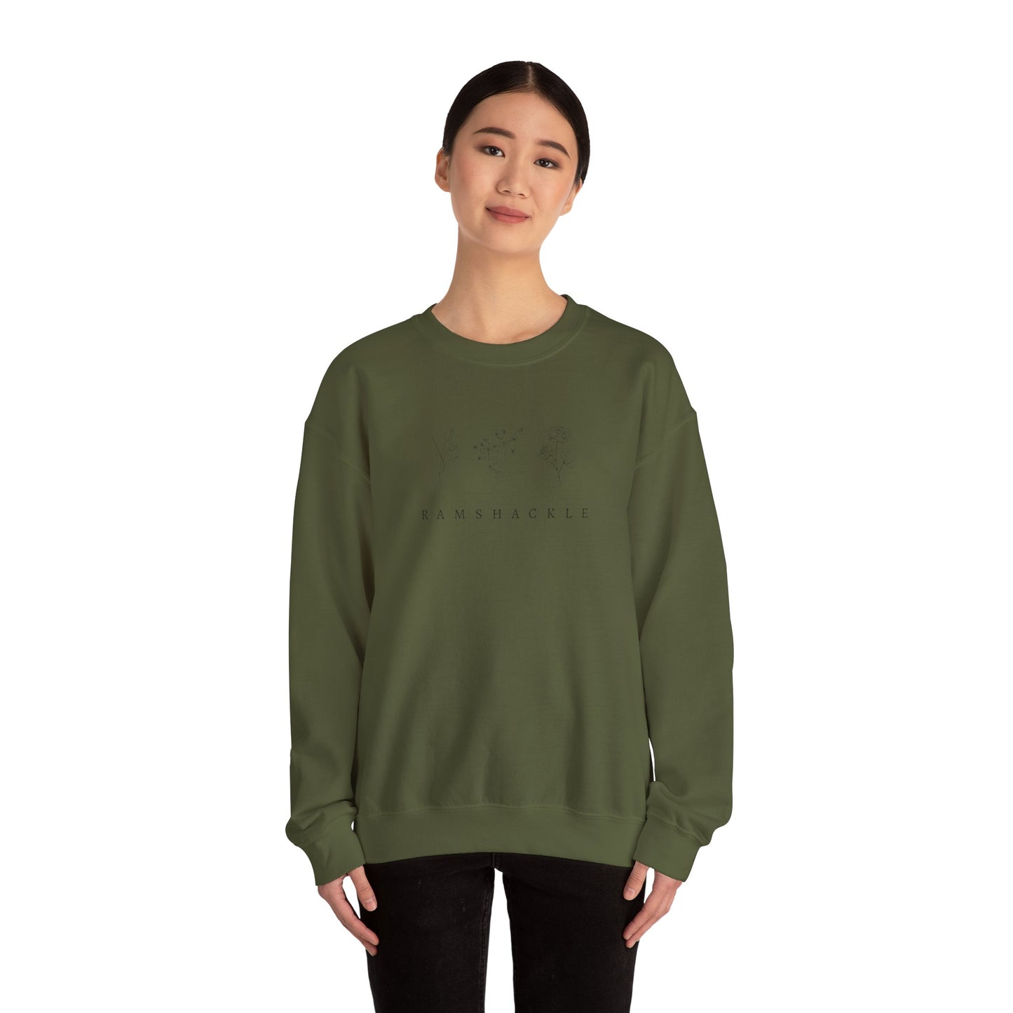 Ramshackle Flower Crewneck Sweatshirt