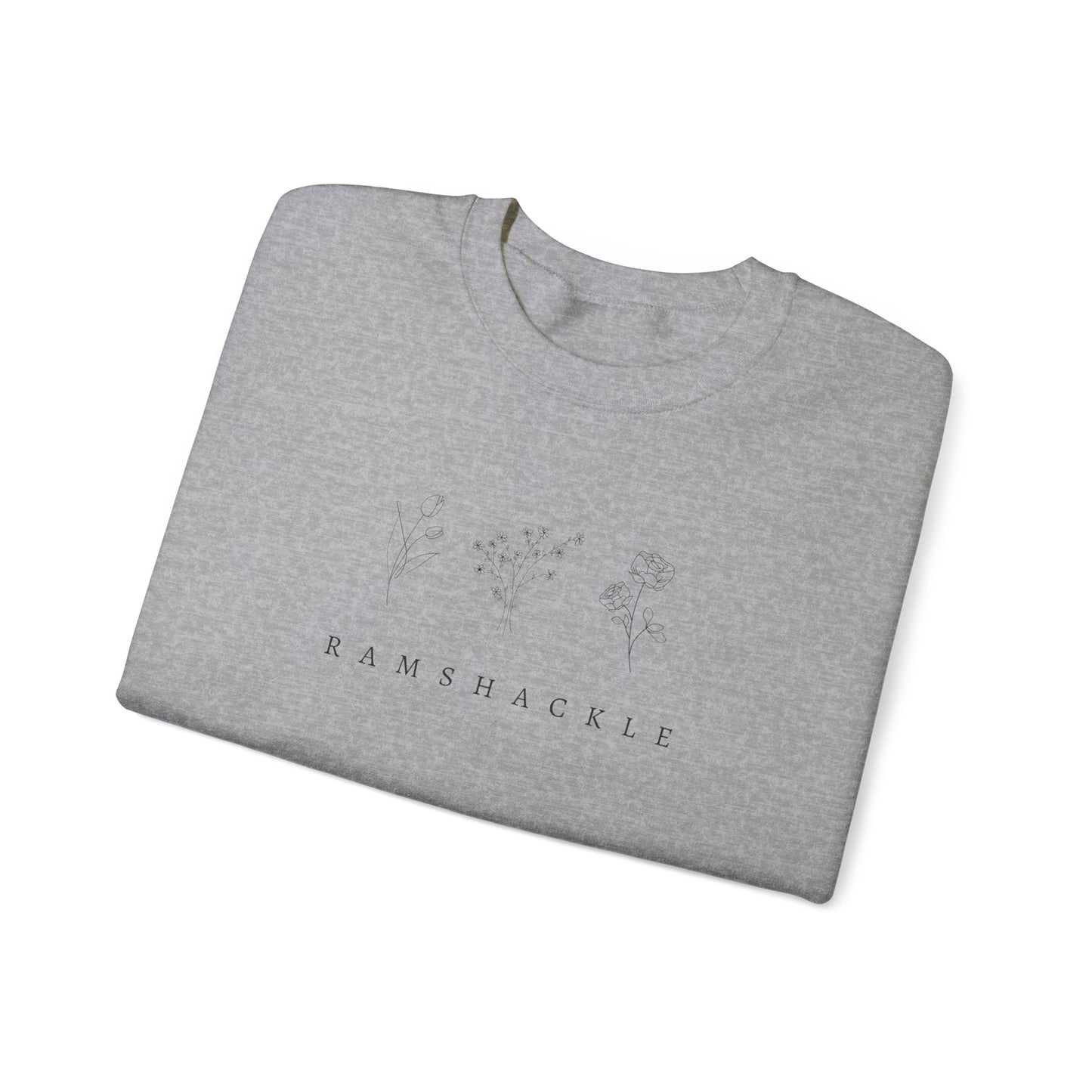 Ramshackle Flower Crewneck Sweatshirt