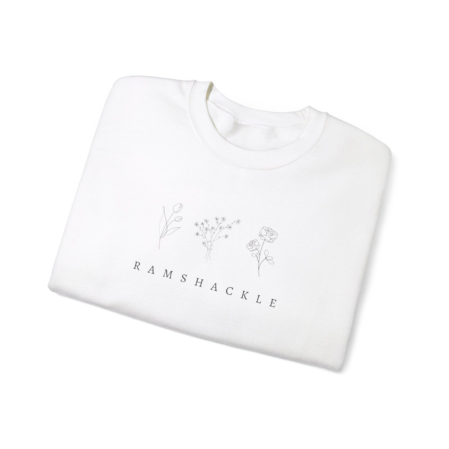 Ramshackle Flower Crewneck Sweatshirt