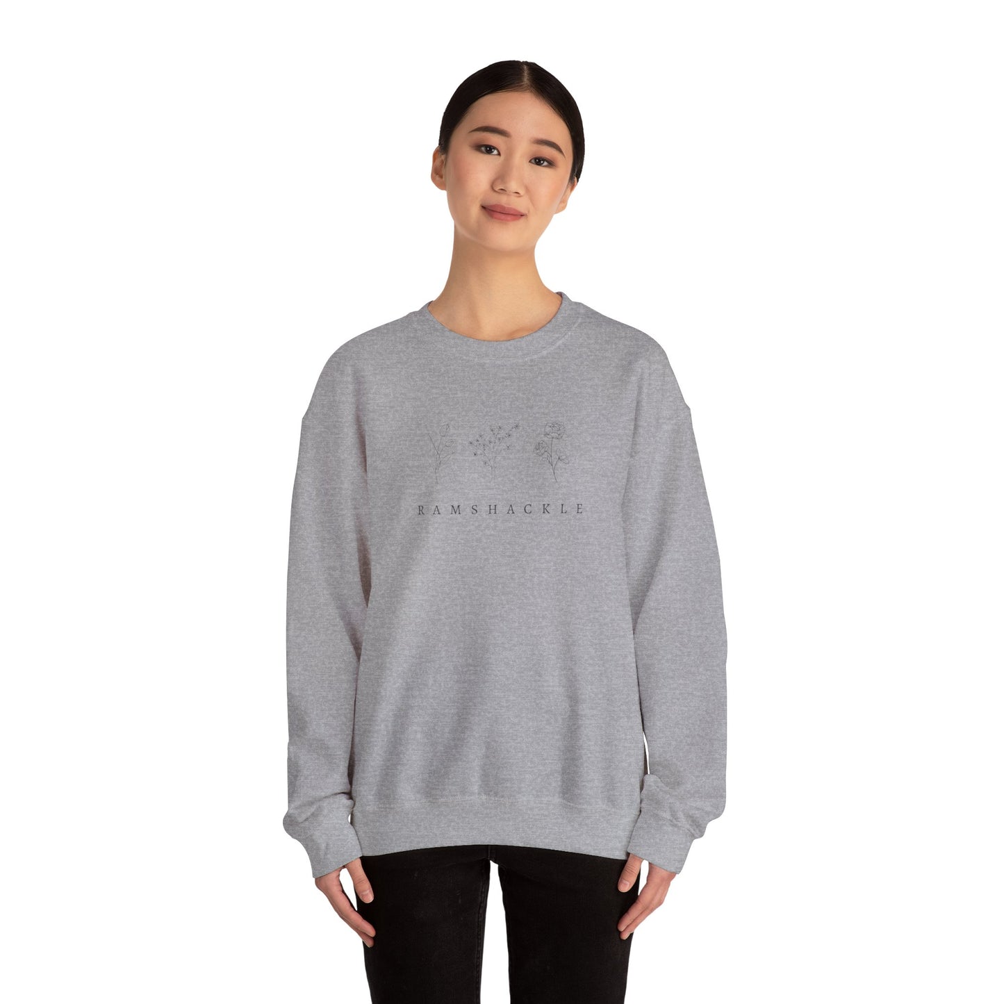 Ramshackle Flower Crewneck Sweatshirt