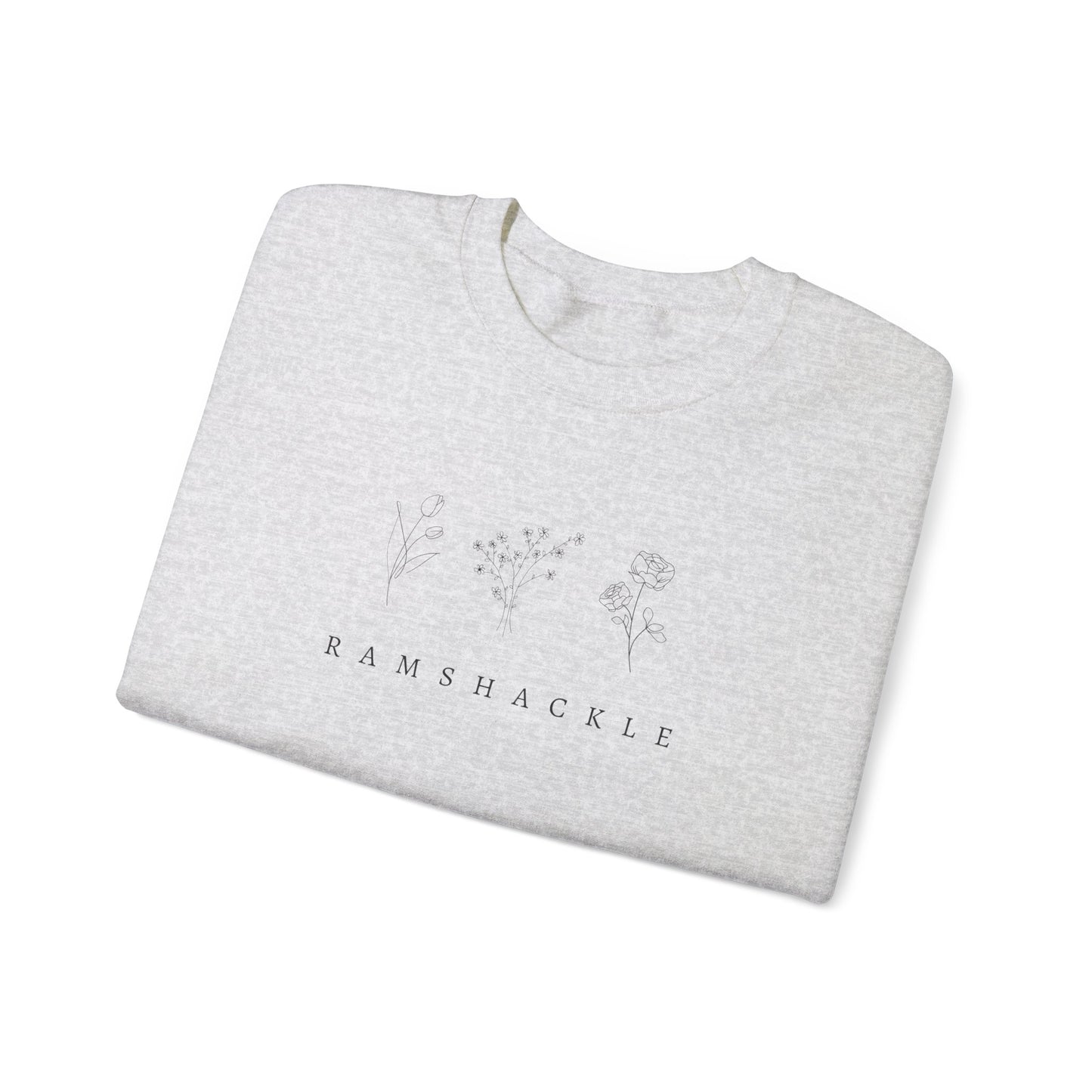 Ramshackle Flower Crewneck Sweatshirt